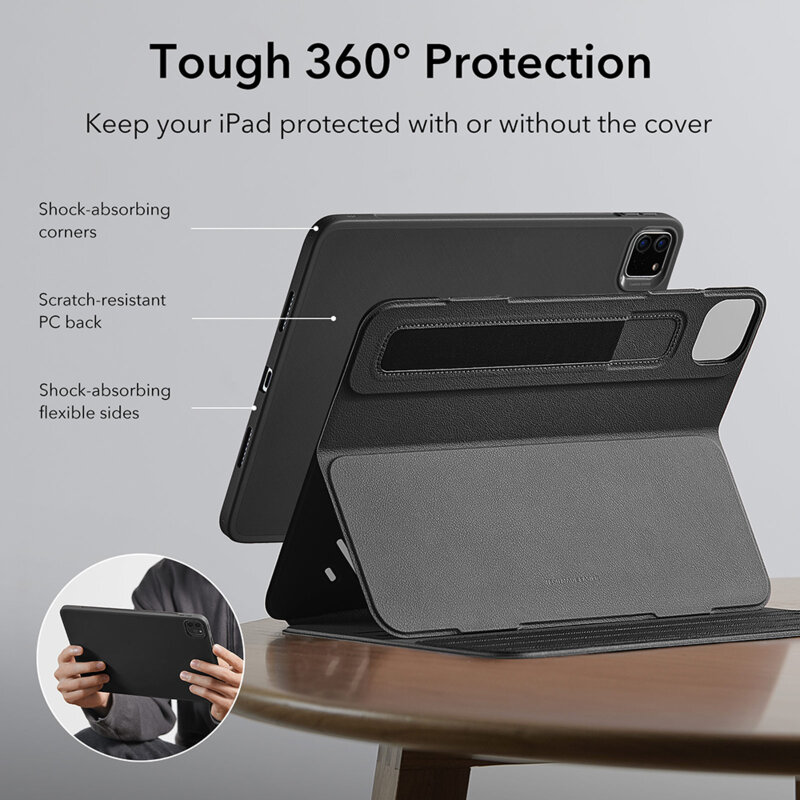 Husa iPad Pro 11 (2024) ESR Shift Magnetic, maro