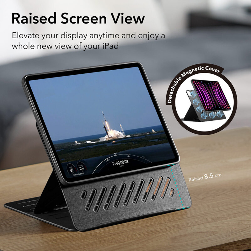 Husa iPad Pro 11 (2024) ESR Shift Magnetic, negru