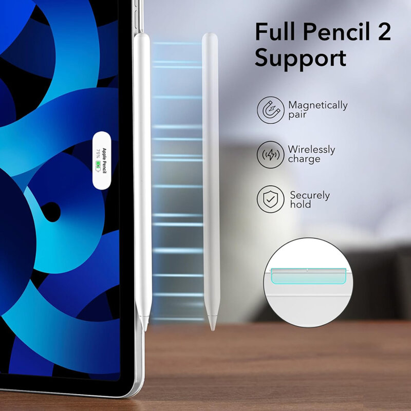 Husa iPad Air 11 (2024) ESR Rebound Magnetic, alb