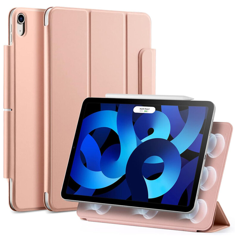 Husa iPad Air 5 (2022) ESR Rebound Magnetic, roz