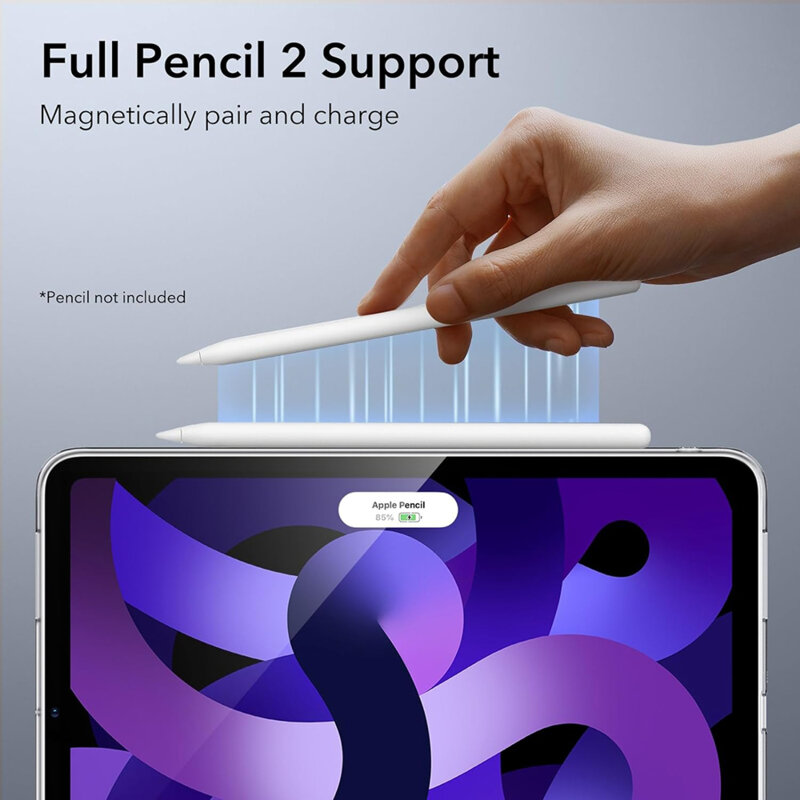 Husa iPad Air 5 (2022) ESR Project Zero, negru frost