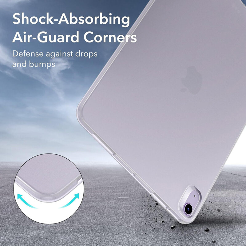 Husa iPad Air 11 (2024) ESR Project Zero, negru frost