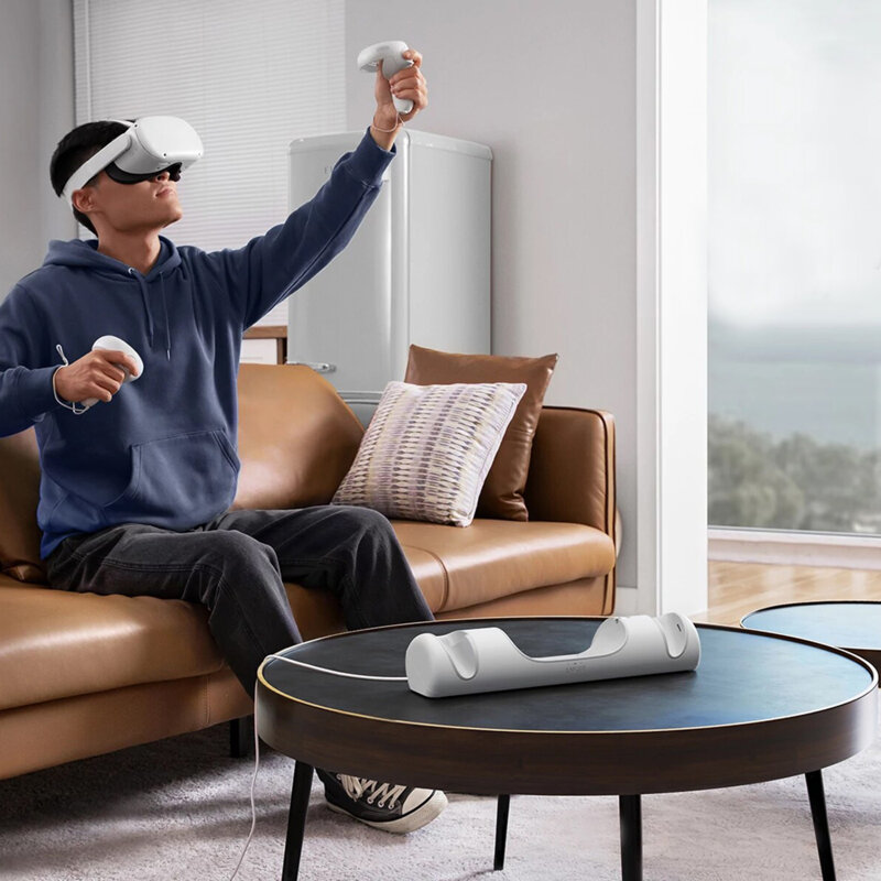 Statie de incarcare Oculus Quest 2 Type-C Anker, alb
