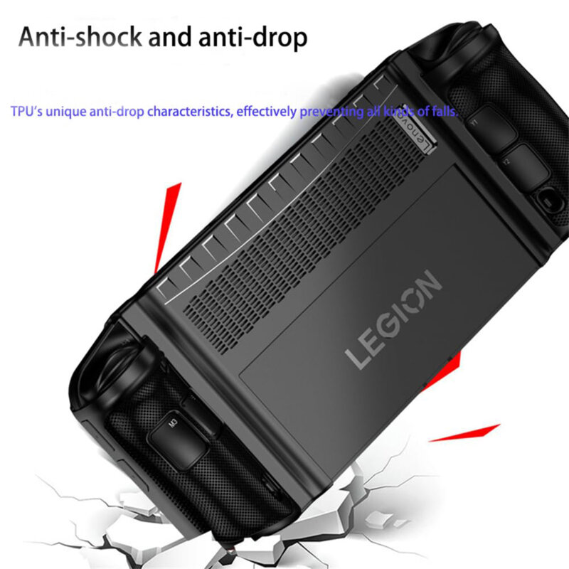 Husa Lenovo Legion Go Techsuit Rugged Silicone Case, negru