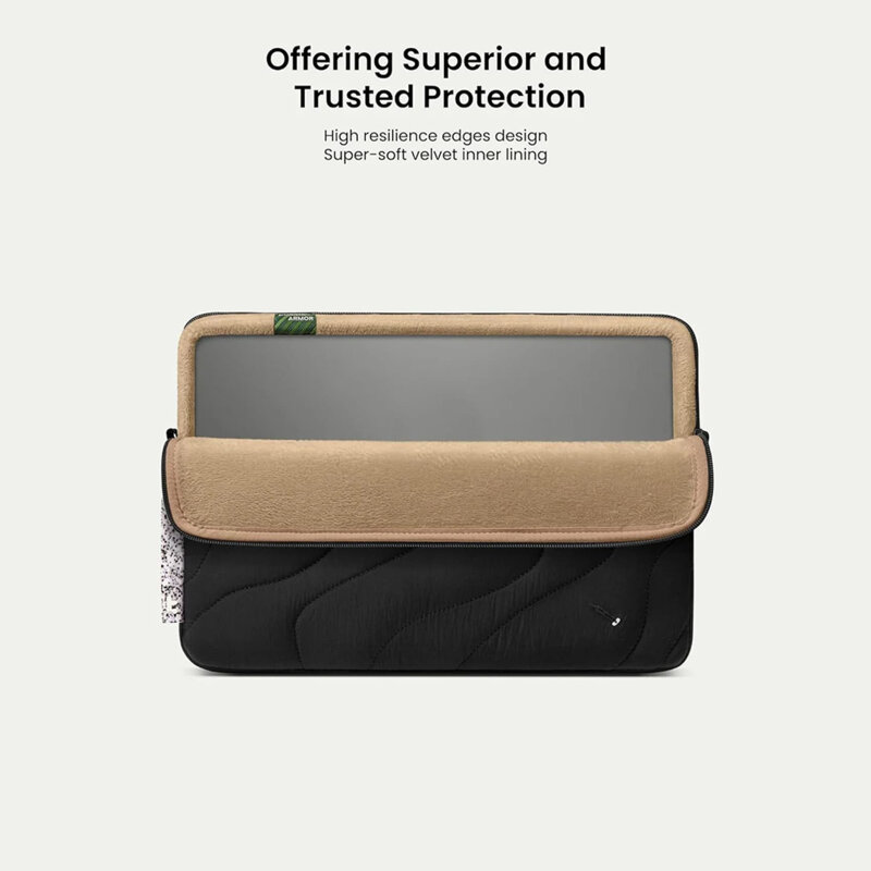 Geanta, servieta pentru laptop 14 inci Tomtoc, negru, A27D2D1