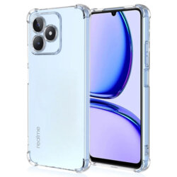 Husa Realme Note 50 Techsuit Shockproof Clear Silicone, transparenta
