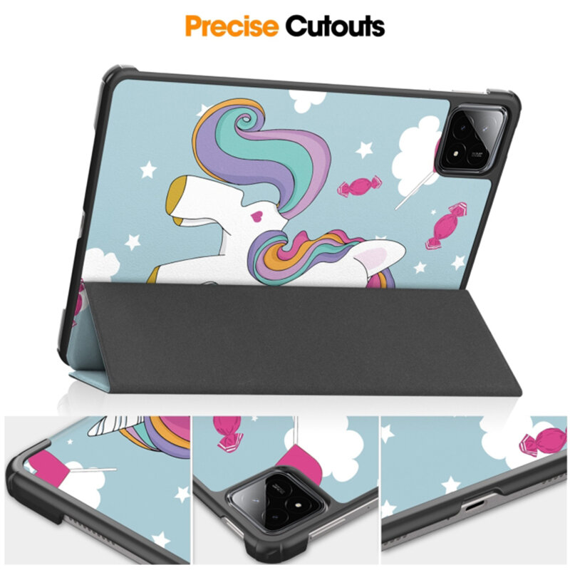 Husa Xiaomi Pad 6S Pro 12.4 Techsuit FoldPro, Unicorn