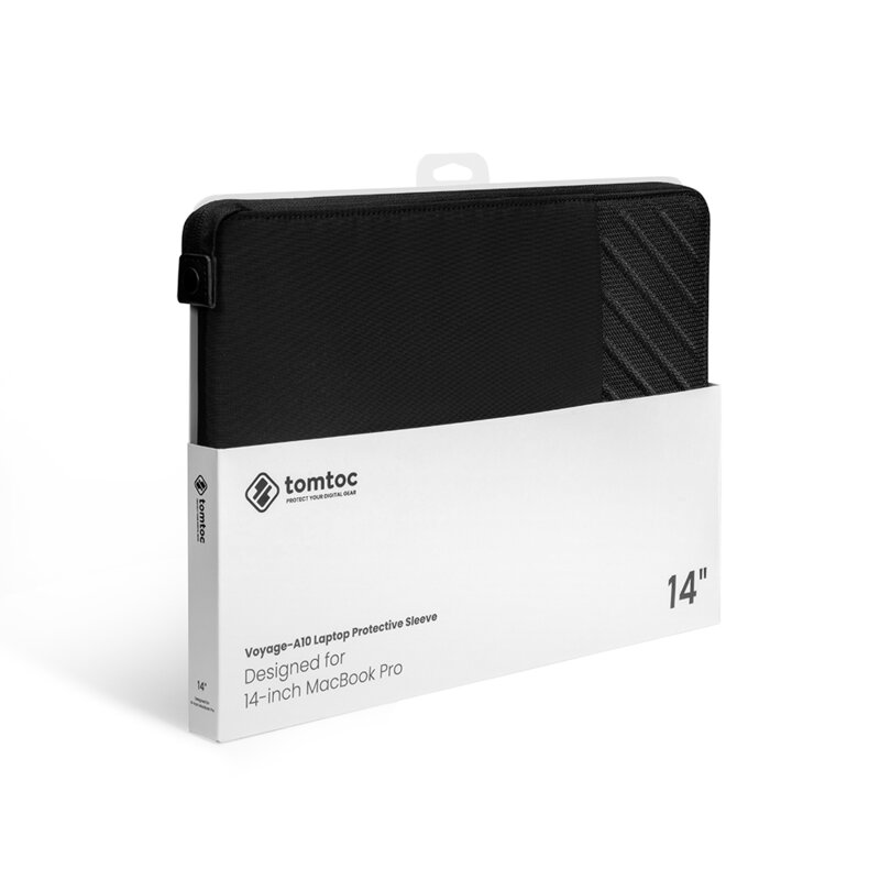 Husa 360° pentru laptop 16 inch antisoc Tomtoc, negru, A10F2D1