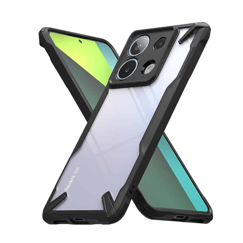 Husa Xiaomi Redmi Note 13 Pro 5G Ringke Fusion X, negru