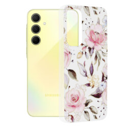 Husa Samsung Galaxy A35 5G Techsuit Marble, Chloe White