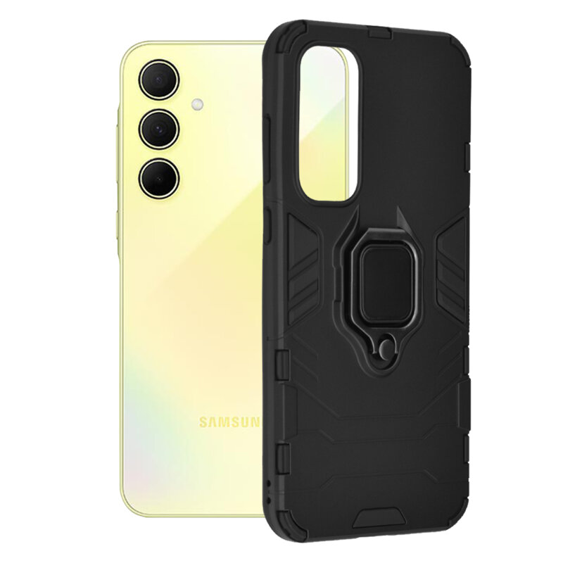 Husa Samsung Galaxy A35 5G Techsuit Silicone Shield, negru