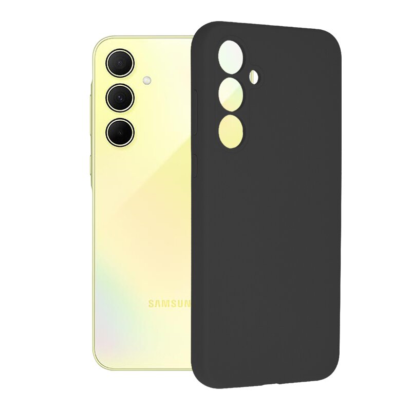 Husa Samsung Galaxy A35 5G Techsuit Soft Edge Silicone, negru