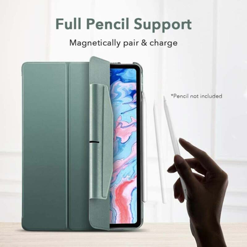 Husa iPad Air 11 (2024) ESR Ascend Trifold, Forest Green