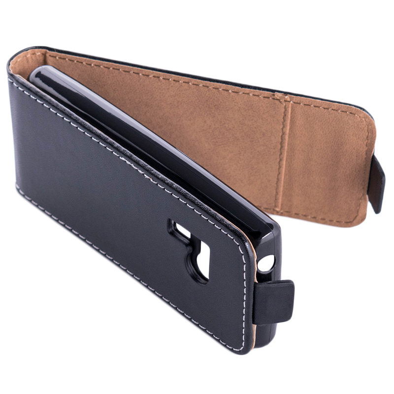 Husa Nokia 216 Toc Flip VIP Negru