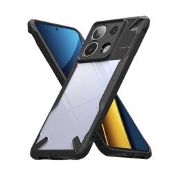 Husa Xiaomi Poco X6 Ringke Fusion X, negru