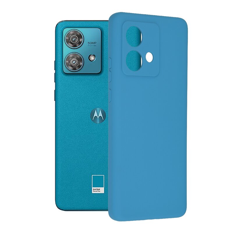 Husa Motorola Edge 40 Neo Techsuit Soft Edge Silicone, albastru