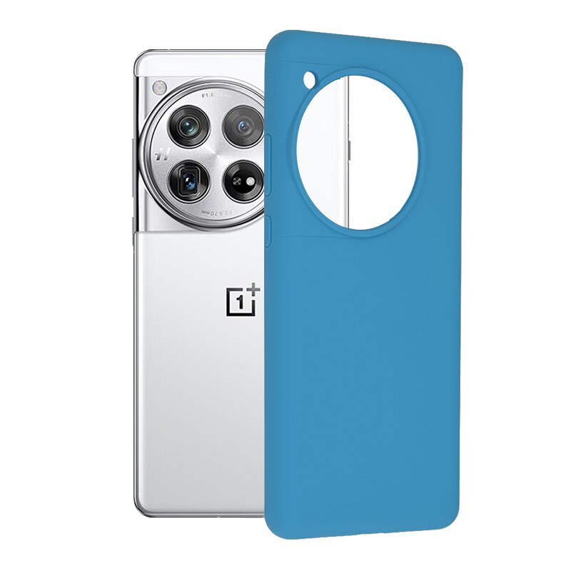 Husa OnePlus 12 Techsuit Soft Edge Silicone, albastru