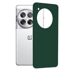 Husa OnePlus 12 Techsuit Soft Edge Silicone, verde