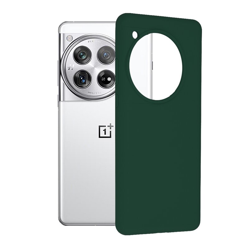 Husa OnePlus 12 Techsuit Soft Edge Silicone, verde