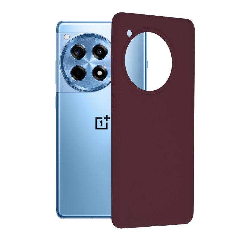 Husa OnePlus 12R Techsuit Soft Edge Silicone, violet