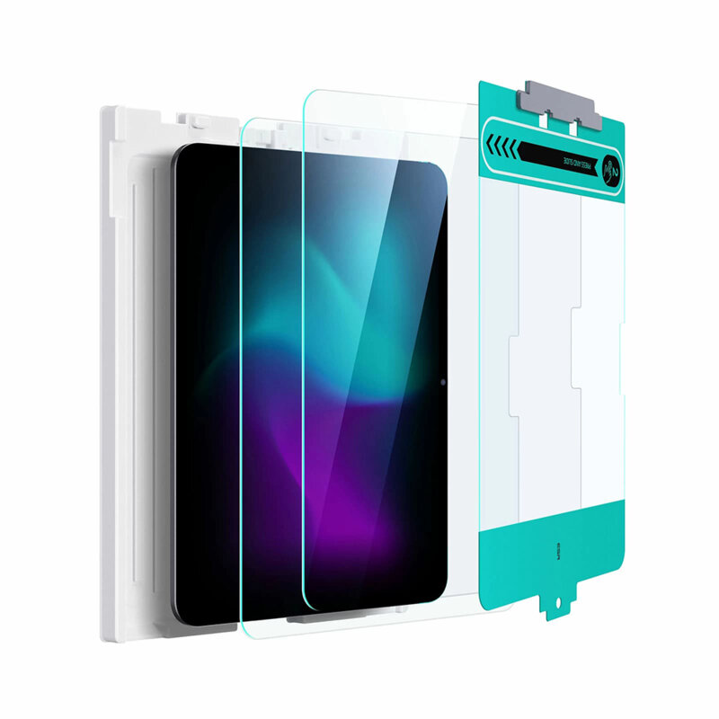 [Pachet 2x] Folie sticla iPad Pro 11 (2024) ESR Tempered Glass 9H, transparenta