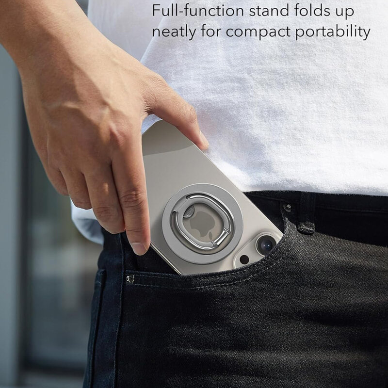 Suport inel iPhone MagSafe ESR HaloLock Ring Stand, bej