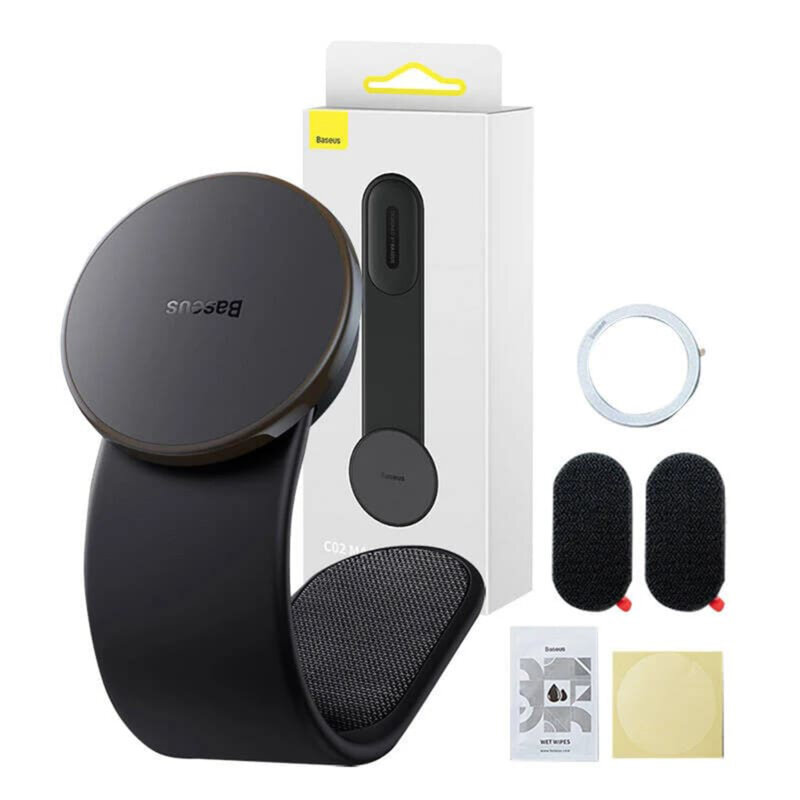 Suport telefon auto flebibil, cu magnet Baseus C02, SUCC000201