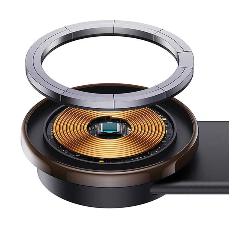 Suport telefon auto flebibil, cu magnet Baseus C02, SUCC000201