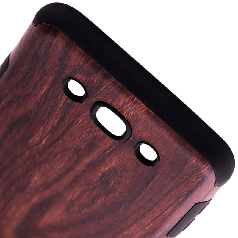 Husa Samsung Galaxy J7 2016 J710 TPU Wood Texture - Maro