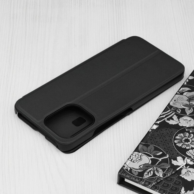 Husa Xiaomi Redmi 12 4G Eco Leather View flip tip carte, negru