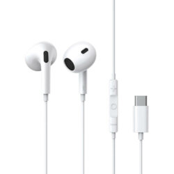 Casti cu fir audio USB-C half-in-ear Baseus Encok CZ17, alb