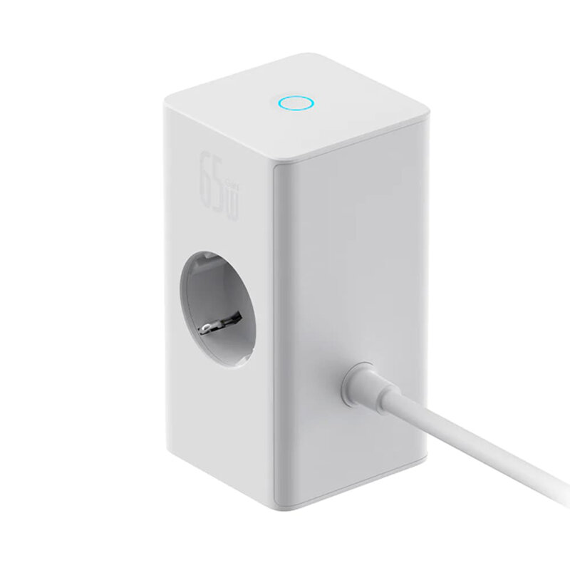 Prelungitor priza Shuko 65W USB, 2xType-C Baseus, PSLR000602