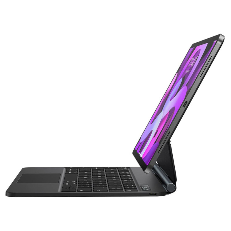 Husa magnetica cu tastatura iPad Air 5 (2022) Baseus Brilliance Display, gri