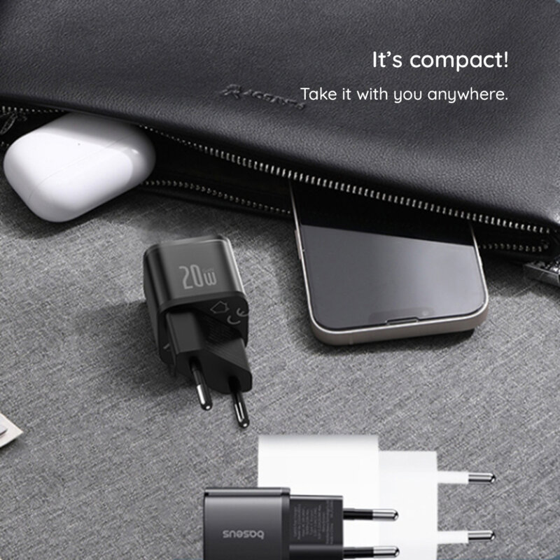 Incarcator priza GaN5S Type-C Baseus, 20W, P10162503113-00