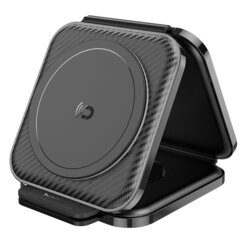 Statie de incarcare telefoane, casti, ceas Hoco CQ4, 15W, negru