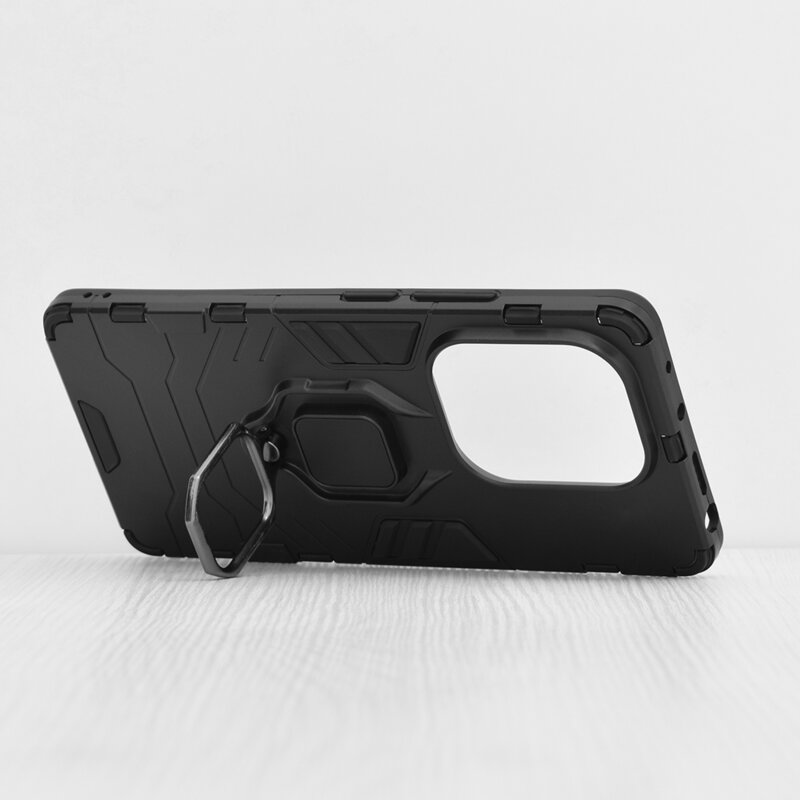 Husa Xiaomi Poco M6 Pro 4G Techsuit Silicone Shield, negru
