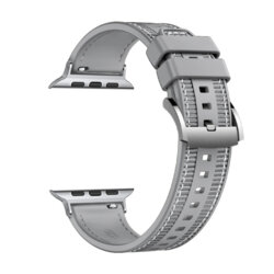 Curea Apple Watch 6 44mm Techsuit, gri, W051