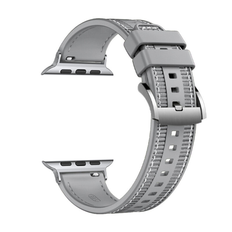 Curea Apple Watch 6 44mm Techsuit, gri, W051