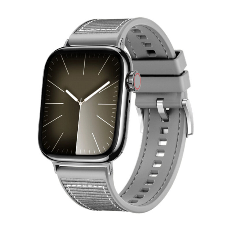 Curea Apple Watch 6 44mm Techsuit, gri, W051