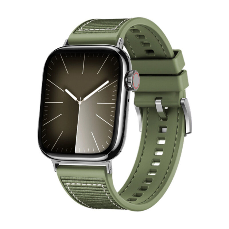 Curea Apple Watch 1 42mm Techsuit, verde, W051