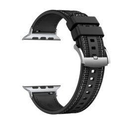 Curea Apple Watch 6 44mm Techsuit, negru, W051