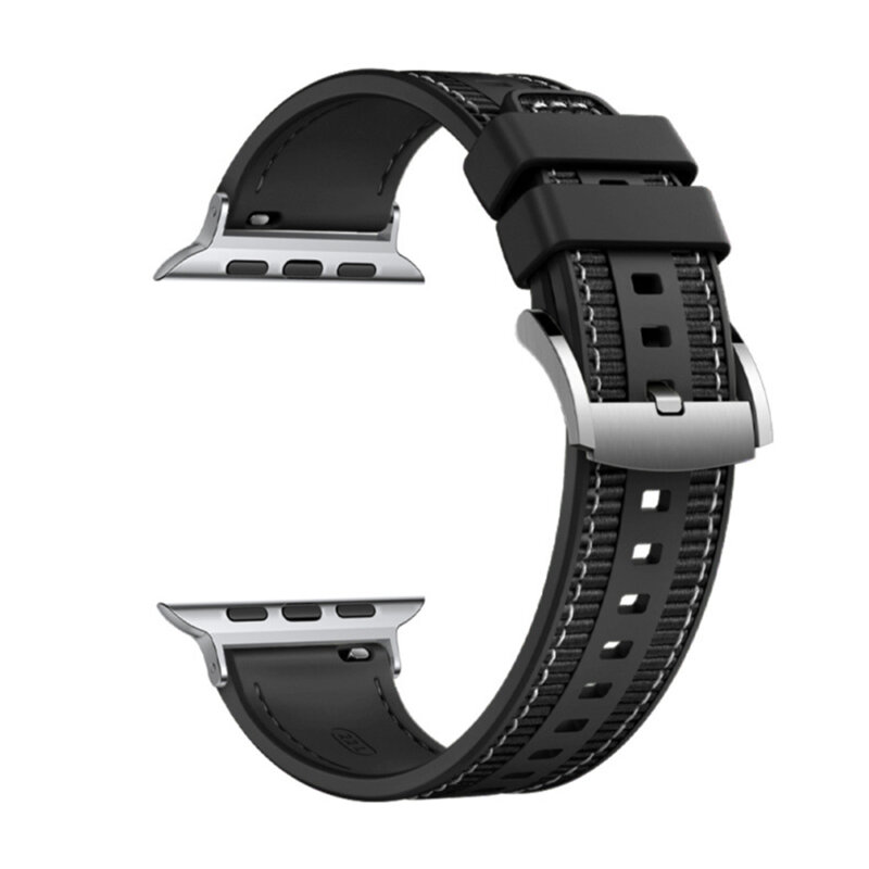 Curea Apple Watch 6 44mm Techsuit, negru, W051