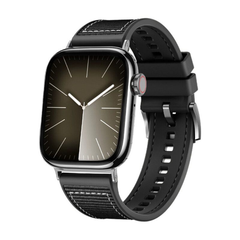 Curea Apple Watch 6 44mm Techsuit, negru, W051