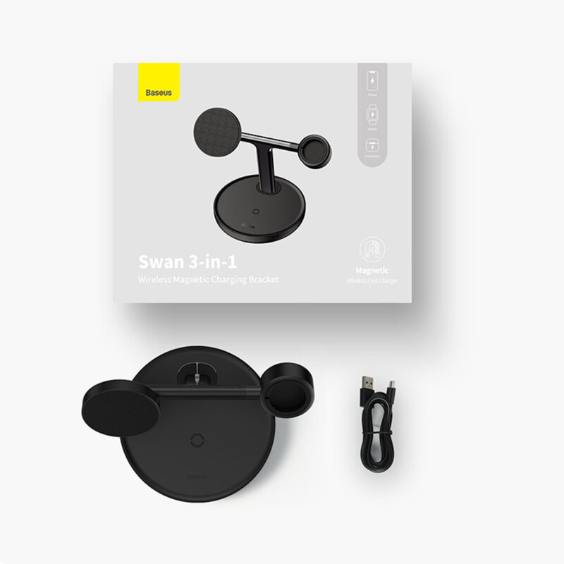 Statie de incarcare wireless Baseus, 20W, P10221302113-Z1