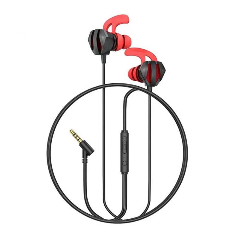 Casti gaming in-ear Jack 3.5mm cu microfon Hoco M105, negru
