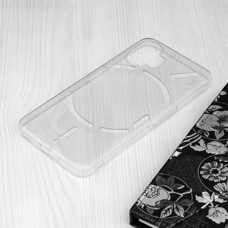 Husa Nothing Phone (2) Techsuit Clear Silicone Design, transparenta