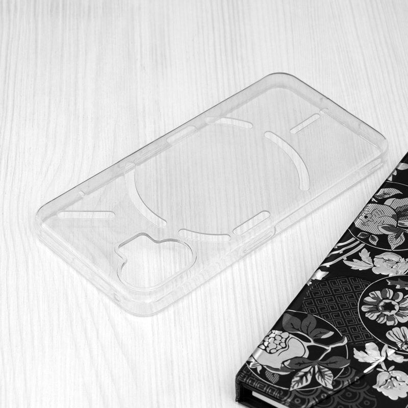 Husa Nothing Phone (2) Techsuit Clear Silicone Design, transparenta
