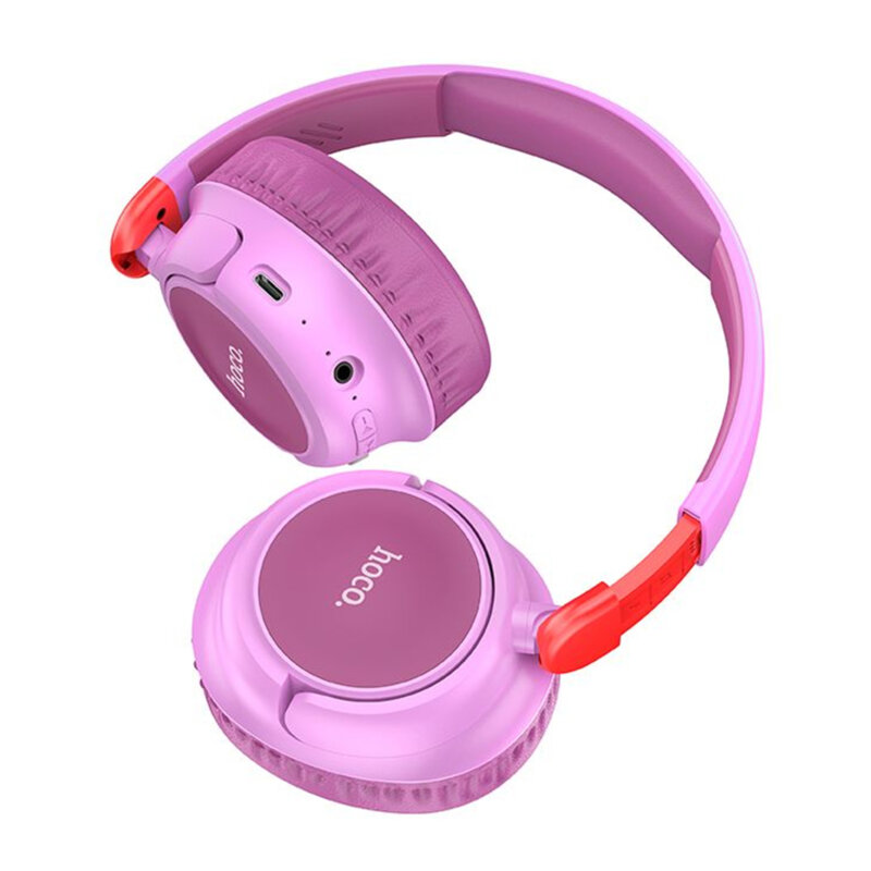 Casti wireless on-ear Jack 3.5mm, card TF Hoco W43, albastru