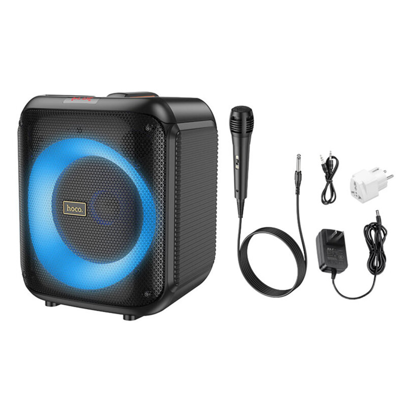 Boxa karaoke cu microfon portabila Bluetooth RGB Hoco HA1