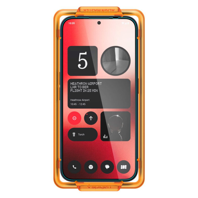 [Pachet 2x] Folie sticla Nothing Phone (2a) Spigen Glas.tR Align Master, transparenta